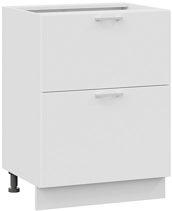 

Шкаф напольный Трия Габриэлла 1Н6Я2 (белый/сноу)