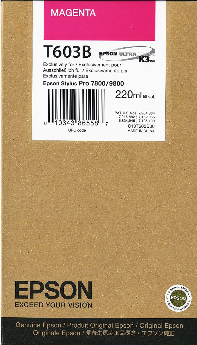 

Картридж Epson C13T603B00