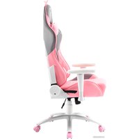 Игровое (геймерское) кресло Zone51 Kitty Meow (розовый/серый)