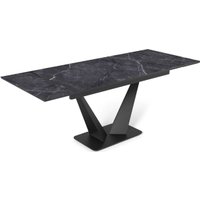 Кухонный стол Элементика Ниагара 1400(2000) (черный/черный)