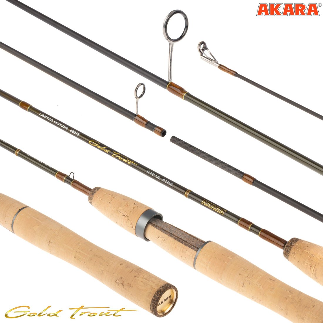 

Удилище Akara Gold Trout 672UL GT672UL-200