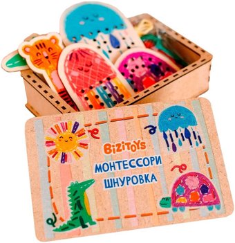 Шнуровка Bizitoys "Шнуровка" по Монтессори 2114/01