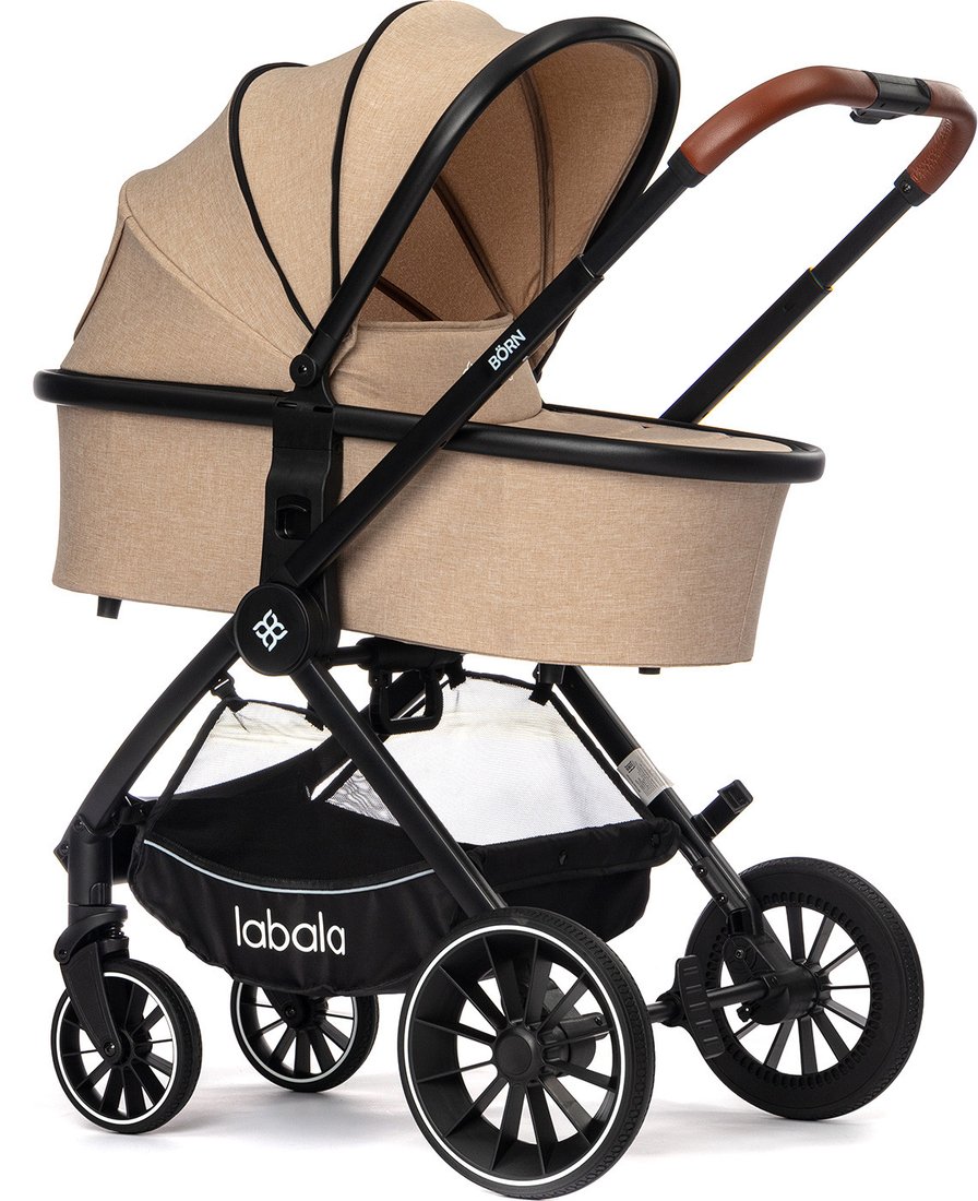 

Универсальная коляска Labala Born 2021 (2 в 1, beige)