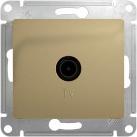 

Розетка телевизионная Schneider Electric Glossa GSL000492 (титан)