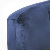 Офисное кресло AksHome Caesar Chrome (вельвет, темно-синий)