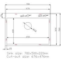 Кухонная мойка Stellar Evier E7050NB (графит)
