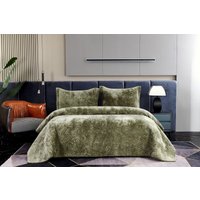 Набор текстиля для спальни Sofi De MarkO Деварта 240x260 Пок-Дв-240x260о (олива)