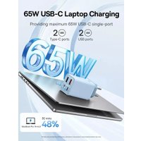 Сетевое зарядное Baseus GaN6 Pro Fast Charger 2C+2U 65W P10162701313-00 (голубой)