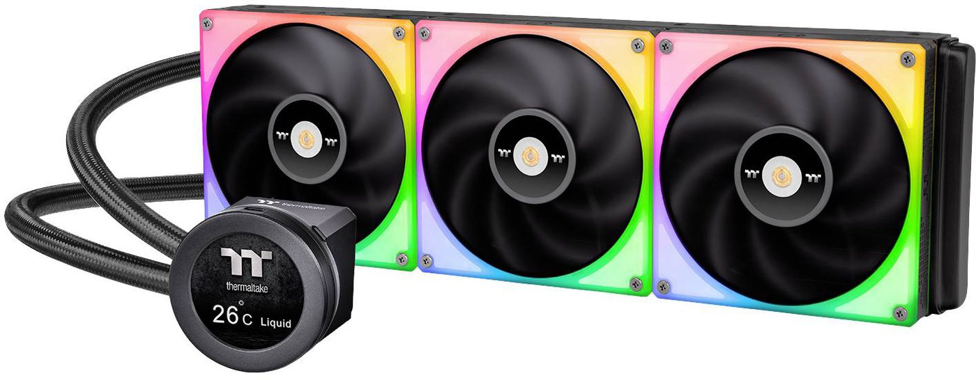 

Жидкостное охлаждение для процессора Thermaltake Toughliquid Ultra 420 RGB CL-W370-PL14SW-A