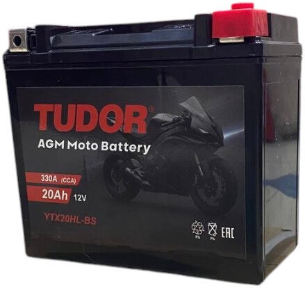 Мотоциклетный аккумулятор Tudor YTX20HL-BS (20 А·ч)