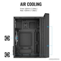 Корпус AeroCool CS-109-S-BK-v1