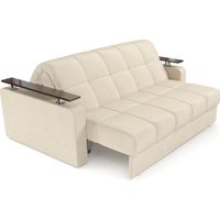 Диван Мебель-АРС Аккордеон Бакли НПБ 180x200 (бархат бежевый Star Velvet 6 Light Beige)