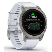 Умные часы Garmin Epix Pro Gen 2 Sapphire 47 мм (титан/белый камень)