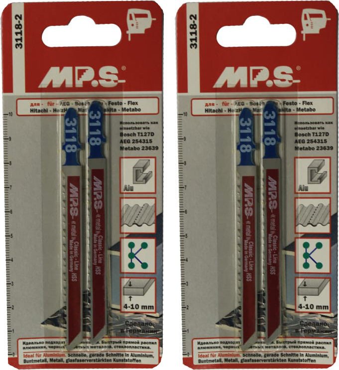 

Набор пильных полотен MPS 3118-2.21 (2x2 шт)