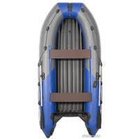 Моторно-килевая лодка Пилот 330 НДНД (серый/синий)