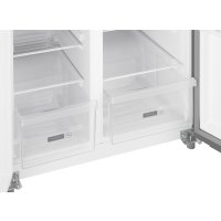 Холодильник side by side Weissgauff WSBS 500 Inverter NoFrost Bru Steel Glass