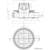 Трап/канал Pestan Confluo Standard Dry 3