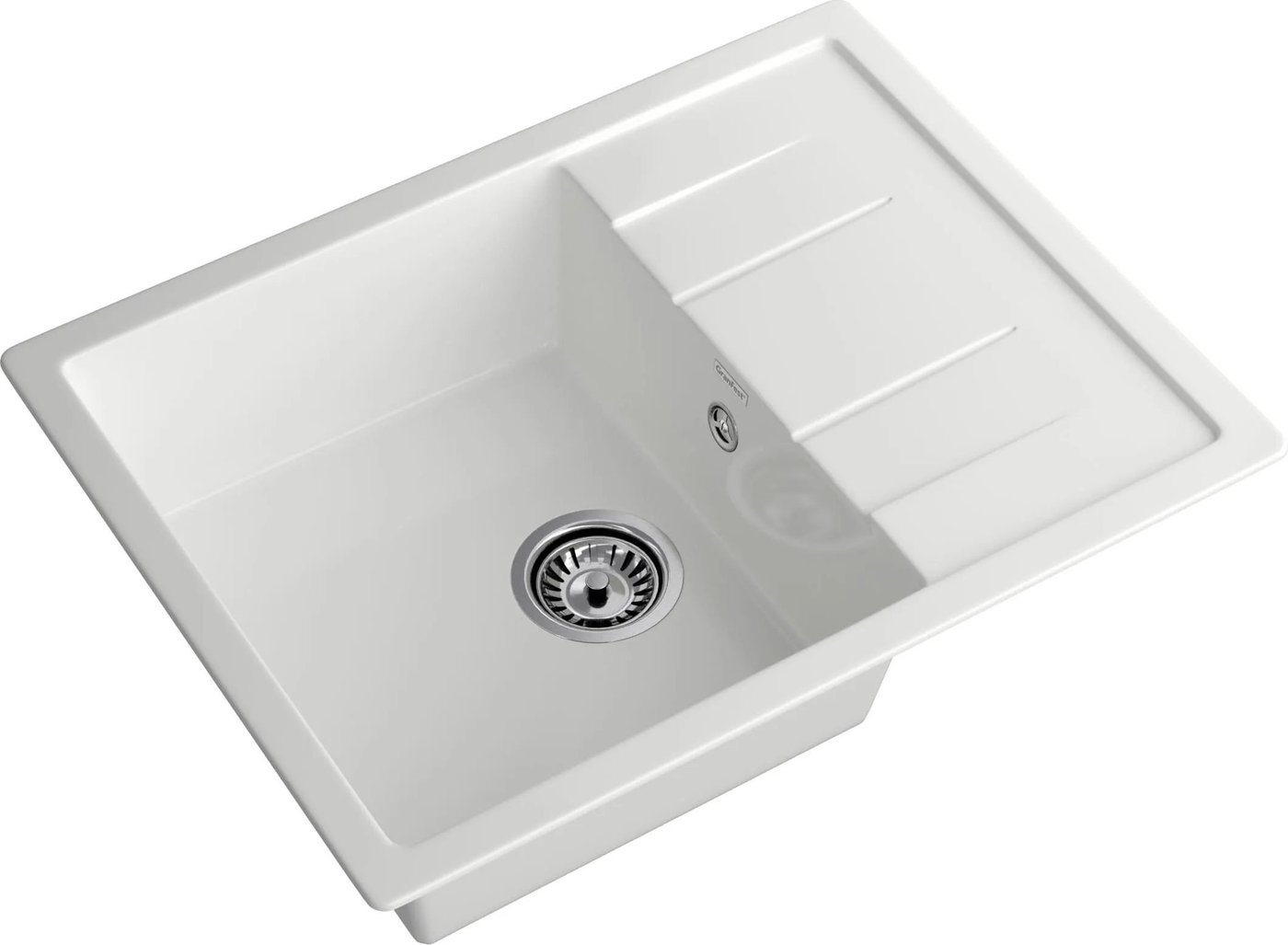 Кухонная мойка GranFest GF-Q650L (иней)