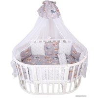 Детский комплект постельного белья Amarobaby Путешественники AMARO-3003-Py (серый)