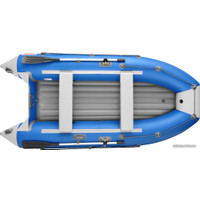 Моторно-гребная лодка Roger Boat Trofey 3300 (без киля, синий/белый)