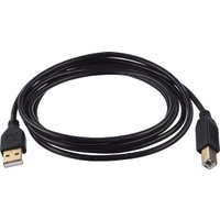 Кабель GoPower 00-00027492 USB Type-A - USB Type-B (1.8 м, черный)