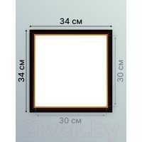 Фоторамка Декарт 30x30 8Л3486 (коричневый с золотом)