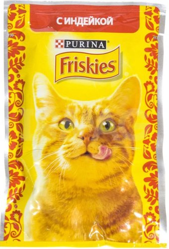 Пресервы Friskies индейка в подливе 0.085 кг