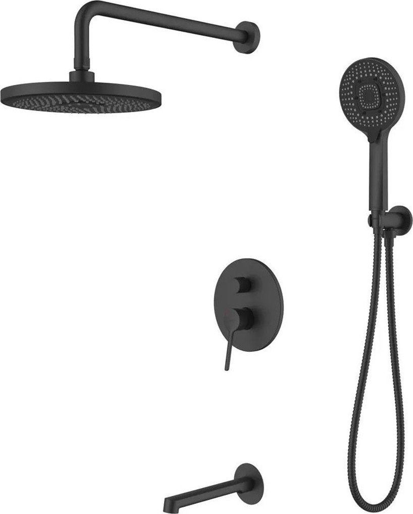 Душевая система  IDDIS Odda ODDBL03i68 (черный)