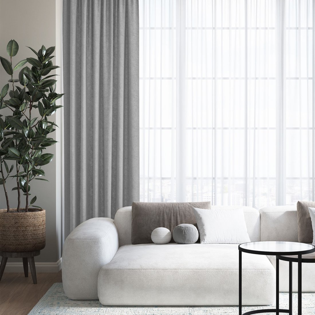 

Штора Волшебная ночь Канвас 200x290 930775 (муссон)