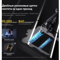Вертикальный моющий пылесос Deerma VX200 (серый)