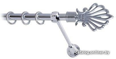 

Карниз для штор Lm Decor Веер (хром, гладкая, 1.8м 16мм, 1 ряд)