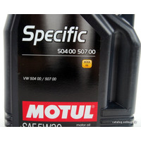 Моторное масло Motul Specific VW 504.00/507.00 5W30 5л