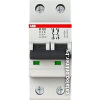 Выключатель автоматический ABB M202-4 2P 4A Im=56A 25kA 2M 2CDA282799R0041