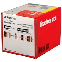 Дюбель универсальный Fischer SX Plus 10X80 568110 (25 шт)