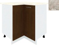

Шкаф напольный Кортекс-мебель Корнелия Лира НШУ угловой (венге/марсель)