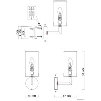 Бра ST Luce Masine SL1171.301.01