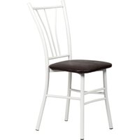 Стул ВВР Трилогия (шоколад крокодил/белый, экокожа)