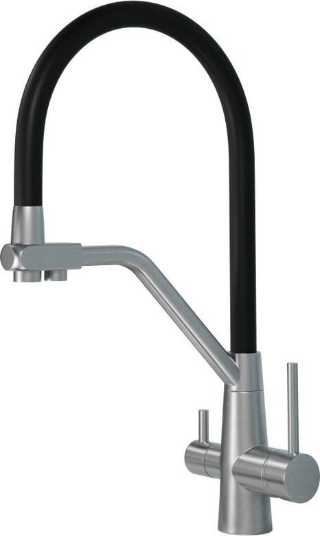 

Смеситель Floracio Flexy F.903.SSB (сатин/черный)