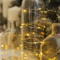 Новогодняя гирлянда Luazon Нить 5 м роса 2433898 (желтый)