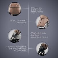 Универсальная коляска Bubago Lotta Limited BG LTD-176-1 (3 в 1, бежевый)