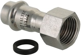 

Фитинг Valtec Соединитель с накид. гайкой VTi.908 15x1/2" VTi.908.I.001504