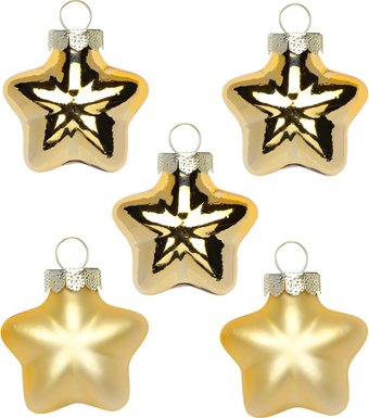 Елочная игрушка Inge's Christmas Classic Gold Звезды 12004P047