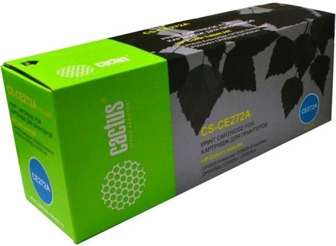 

Картридж CACTUS CS-CE272AV (аналог HP 650A (CE270A))