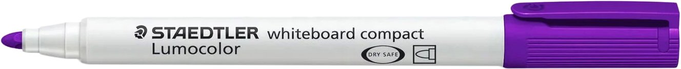 

Маркер Staedtler Lumocolor whiteboard compact 341-6 (1 шт, фиолетовый)
