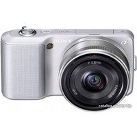 Беззеркальный фотоаппарат Sony Alpha NEX-3D Double Kit 16mm + 18-55mm