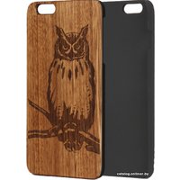 Чехол для телефона Case Wood для Apple iPhone 7/8 (зебрано, филин)