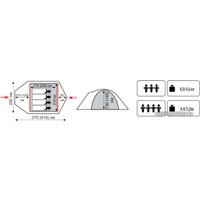 Треккинговая палатка TRAMP Stalker 4 v2
