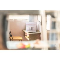 Румбокс Robotime Домик на колесах (DGM04)