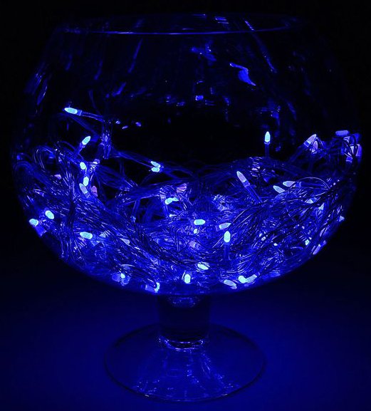 

Новогодняя гирлянда Luazon Метраж Игла Led-100 (10 м, синий) [1080522]