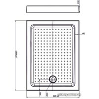 Душевой поддон Vincea VST-3AR-9012 120x90